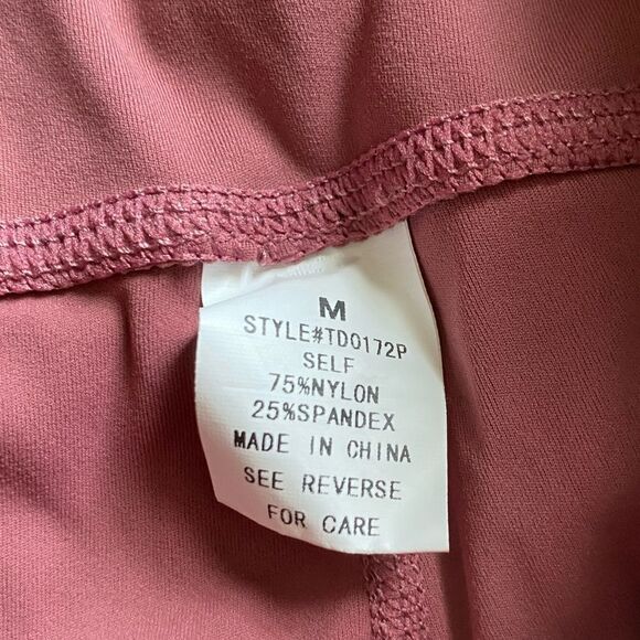 Urban Daisy Leggings Cutouts Mauve Pink Womens Size Medium - Picture 7 of 7